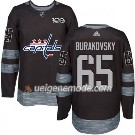 Herren Eishockey Washington Capitals Trikot Andre Burakovsky 65 1917-2017 100th Anniversary Adidas Schwarz Authentic